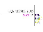 SQL SERVER 2005 