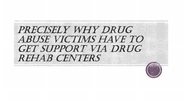 Drug Treatment