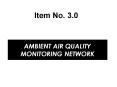 AMBIENT AIR QUALITY MONITORING NETWORK PowerPoint PPT Presentation