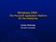 Windows DNA: The Microsoft Application Platform for the Enterprise PowerPoint PPT Presentation