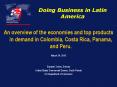 Doing Business in Latin America PowerPoint PPT Presentation