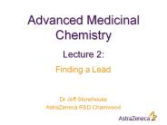 Advanced Medicinal Chemistry