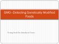 Testing Foods for Introduced Genes PowerPoint PPT Presentation