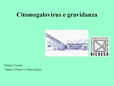 INFEZIONI PERINATALI