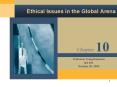 Ethical Issues in the Global Arena PowerPoint PPT Presentation