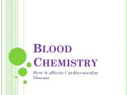 Blood Chemistry