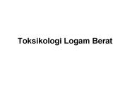 Toksikologi Logam Berat