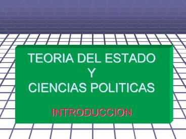 UAPCHICLAYO - TEORIA DEL ESTADO