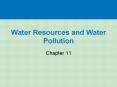 Water Resources and Water Pollution PowerPoint PPT Presentation