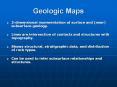 Geologic Maps 2-dimensional representation of surface and PowerPoint PPT Presentation