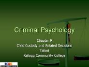 Criminal Psychology