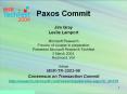 Paxos Commit PowerPoint PPT Presentation