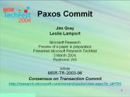 Paxos Commit