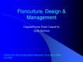 Floriculture, Design & Management PowerPoint PPT Presentation