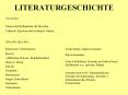 LITERATURGESCHICHTE PowerPoint PPT Presentation