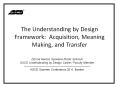 The Understanding by Design Framework: Acquisition, Meaning Making, and Transfer PowerPoint PPT Presentation
