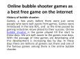 online puzzle bubble shooter game PowerPoint PPT Presentation