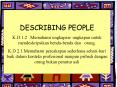 DESCRIBING PEOPLE PowerPoint PPT Presentation