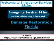 Damage Restoration Florida