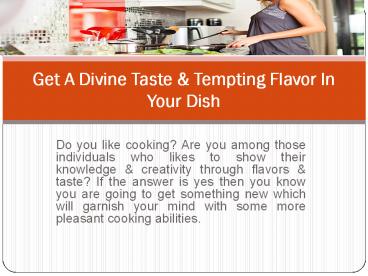 Quick  And Easy Recopies For Cooking Food