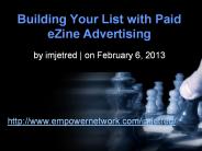 Building Your List with Paid eZine Advertising