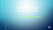 Failing Forward - Toward Success