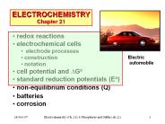ELECTROCHEMISTRY Chapter 21