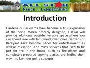 Landscaping Ideas for Gardens or Backyard