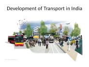 Development of Transport in India