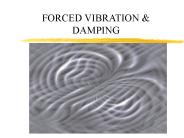 FORCED VIBRATION