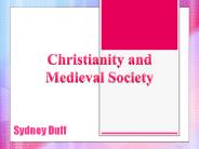 The Middle Ages