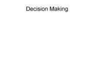 Decision Making