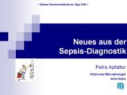 Neues aus der  Sepsis-Diagnostik