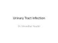Urinary Tract Infection PowerPoint PPT Presentation