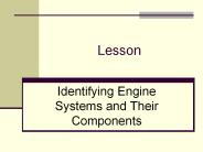 Identifying Engine Systems and Their Components
