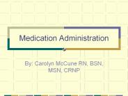 Medication Administration
