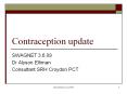 Contraception update PowerPoint PPT Presentation