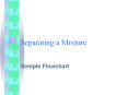Separating a Mixture Sample Flowchart Mixture Sodium PowerPoint PPT Presentation