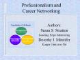 Professionalism and Career Networking PowerPoint PPT Presentation