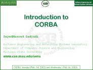 Introduction to CORBA