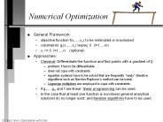 Numerical Optimization
