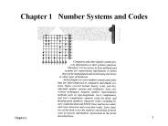 Chapter 1  Number Systems and Codes