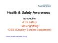 Health & Safety Awareness PowerPoint PPT Presentation