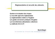 HACCP - Application de l'AM du 29/9/97