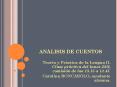 ANБLISIS DE CUENTOS PowerPoint PPT Presentation