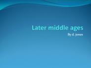 later middle ages