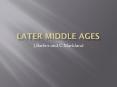 Later middle ages J.Barber PowerPoint PPT Presentation