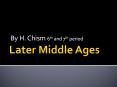 later middle ages PowerPoint PPT Presentation