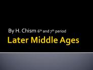 later middle ages