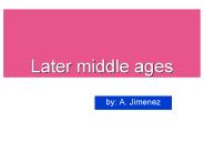 later middle ages
